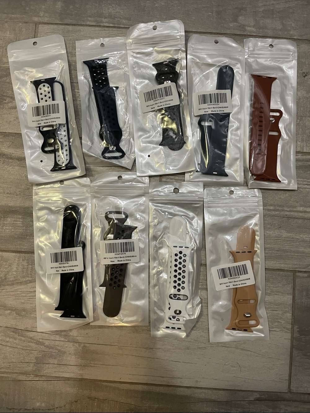 Lot of Apple Watch Bands - Multiple Colors